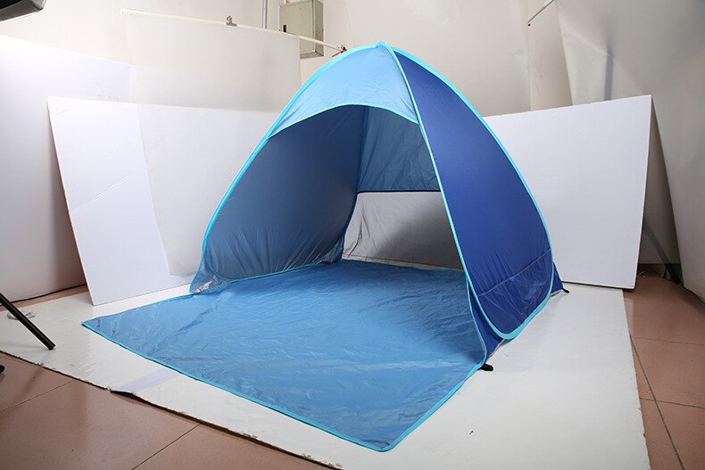 Cheap Goat Tents Beach Camping Tent Outdoor UV Protection Ultralight Portable Sunshade Canopy For Fishing Picnic Hiking Tent Tourist Awning   